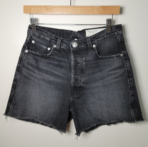 Rag & Bone Vintage Cut-Off Distressed Denim Shorts Size 27 - Picture 1 of 13